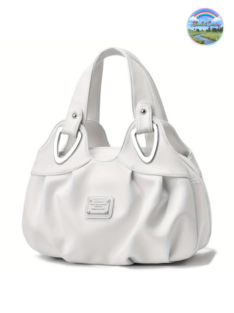 Fashion Vegan Leather Multi Pocket Large Tote Satchel Printed Hobo Bag